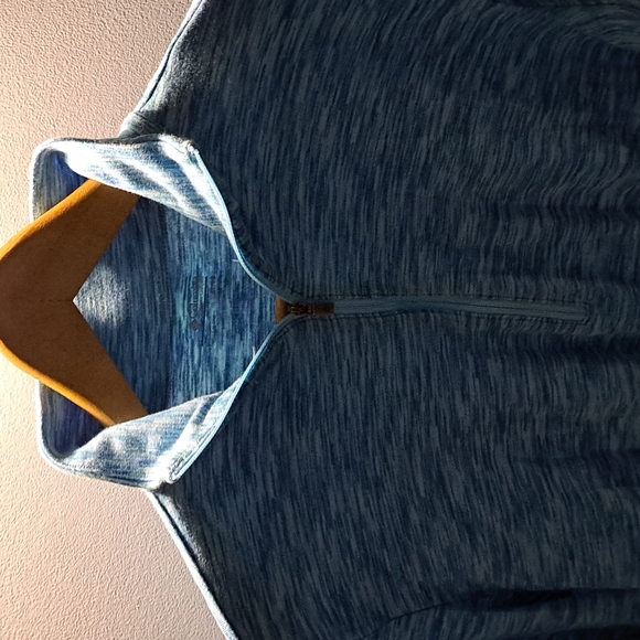 Columbia 1/4 Zip Blue Multi-tone Athletic Long Sleeve - Picture 4 of 6